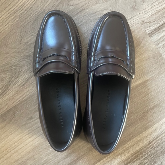Freda Salvador Espresso Spazzolato Elba Penny Loafers - Picture 3 of 10